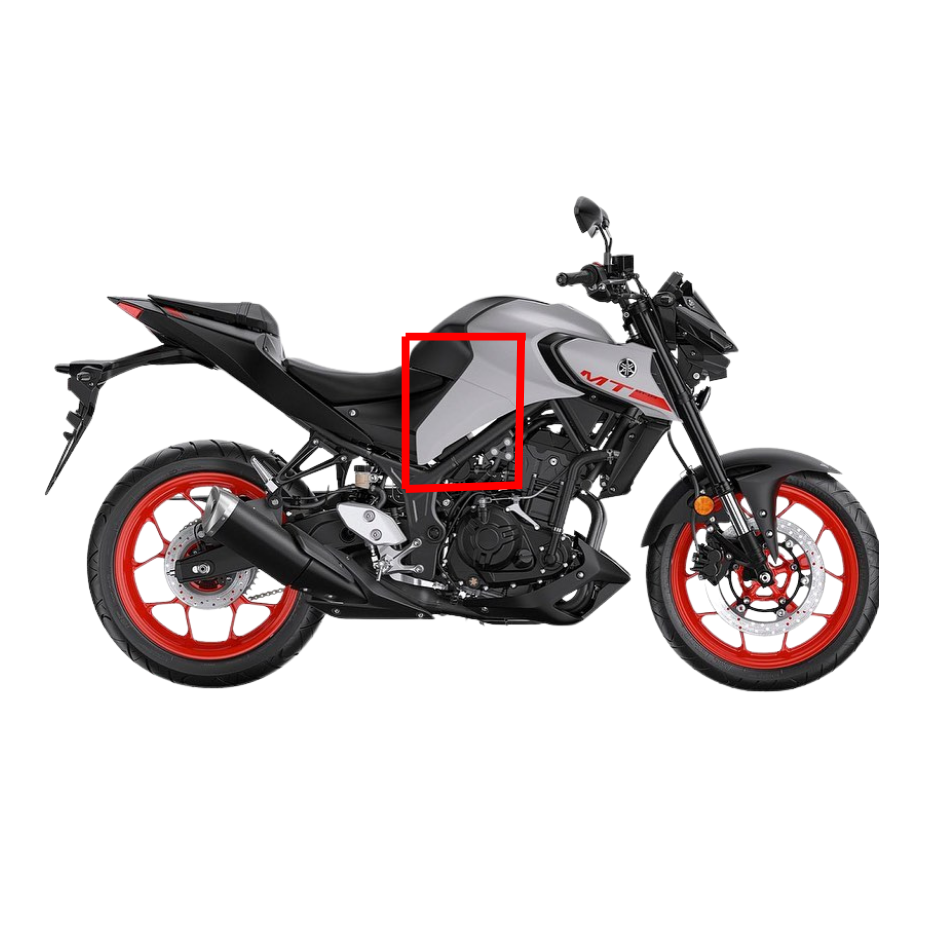 Mt25 2020 Model Sol Depo Alt Grenaj Gri Orijinal B9T-F171E-00-P1